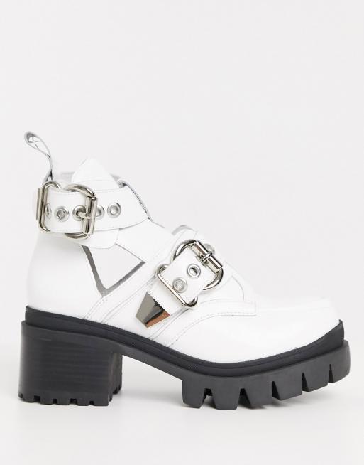 Jeffrey campbell hot sale buckle boots