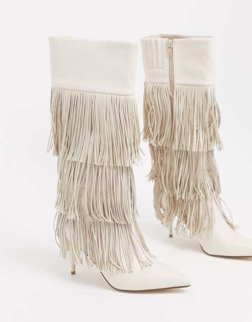 Jeffrey campbell deals fringe boots