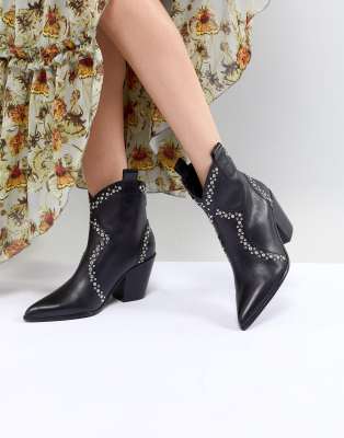 jeffrey campbell western ankle boot