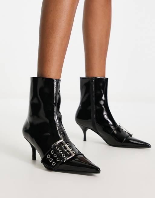 Jeffrey Campbell Opera Bottines petit talon Noir ASOS