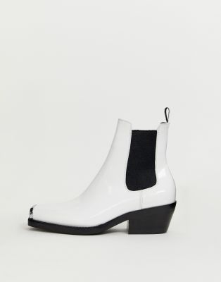 jeffrey campbell white western boots