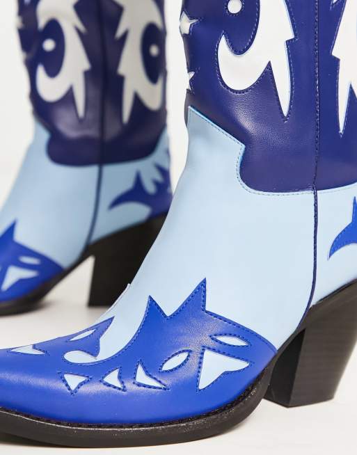 Jeffrey campbell hotsell blue boots