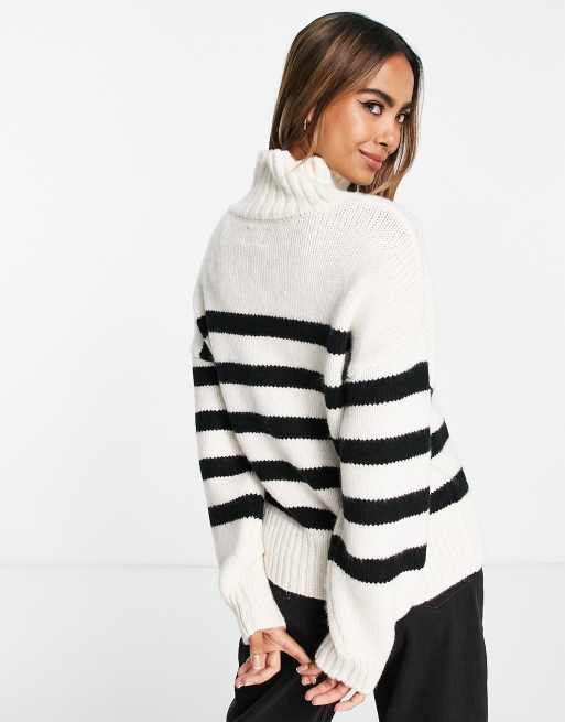 Jersey a rayas con cuello alto de ASOS DESIGN , 2 de 4