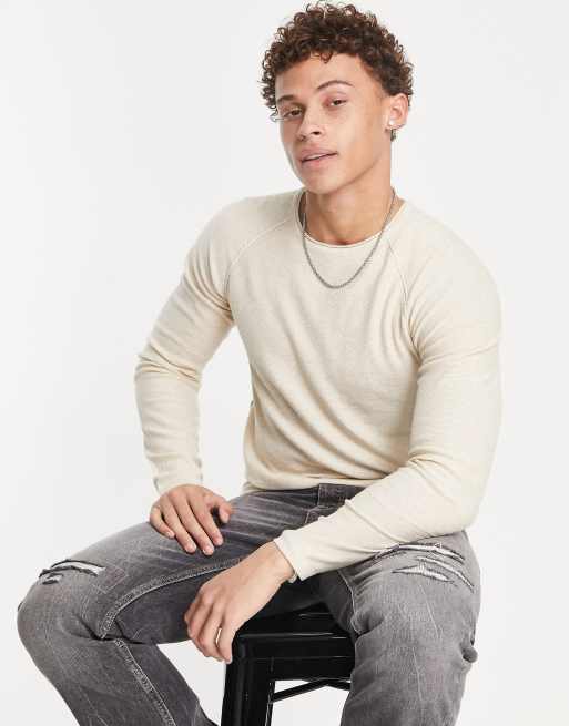 Jersey avena con cuello redondo de Jack & Jones