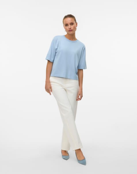 Jersey azul claro de punto de Vero Moda - view 1
