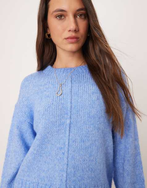 Jersey azul con detalle de costura de punto de JDY - view 1