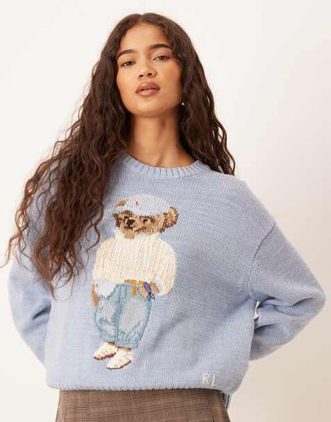 Jersey azul con Polo Bear de punto de Polo Ralph Lauren - view 1