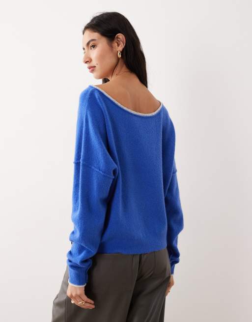 Jersey azul mazarina See Me de Free People, 4 de 4