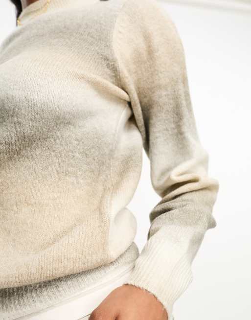 Jersey beis degradado con cuello alzado Chloe de Threadbare , 4 de 4