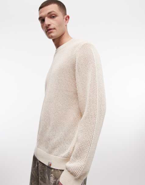 Jersey blanco hueso de punto fino Stockton de Carhartt WIP - view 1