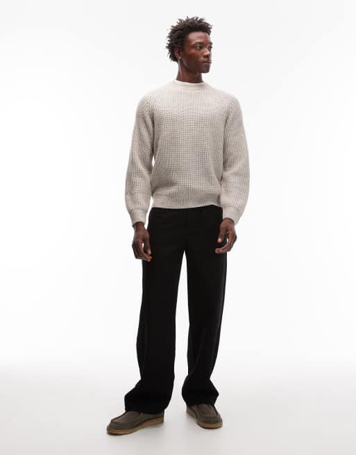 Jersey blanco hueso de punto Firth de Carhartt WIP, 2 de 5