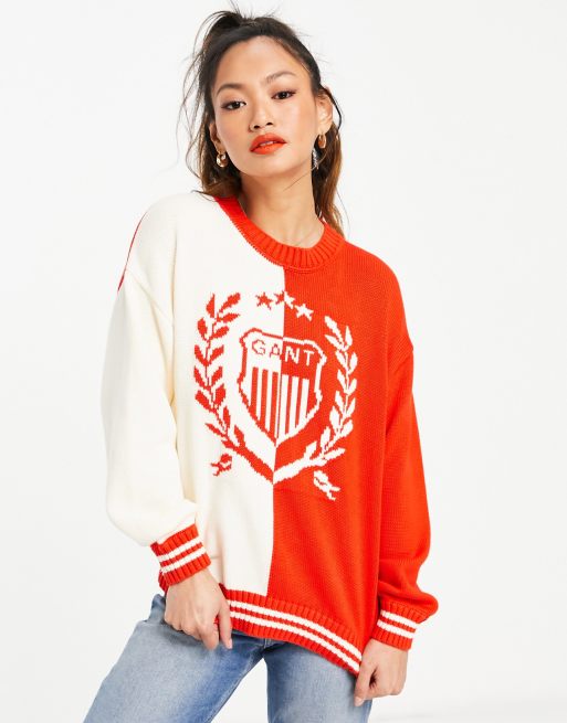 ASOS DESIGN oversized t-shirt with long sleeve and NFL print