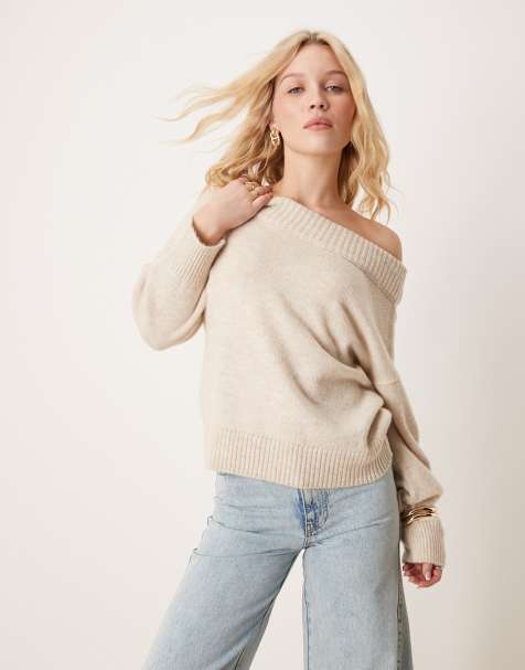 Jersey color avena asimétrico de ASOS DESIGN - view 1