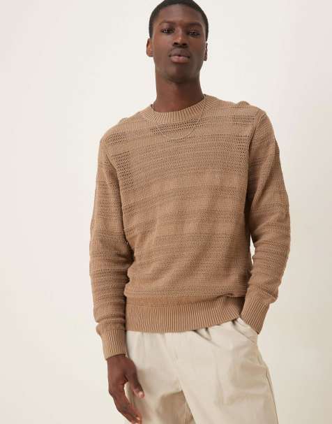 Jersey color camel a rayas de tricot Iver de Scalpers - view 1