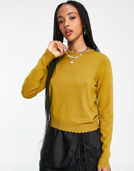 Jersey color cobre con cuello redondeado de Vero Moda, 4 de 4