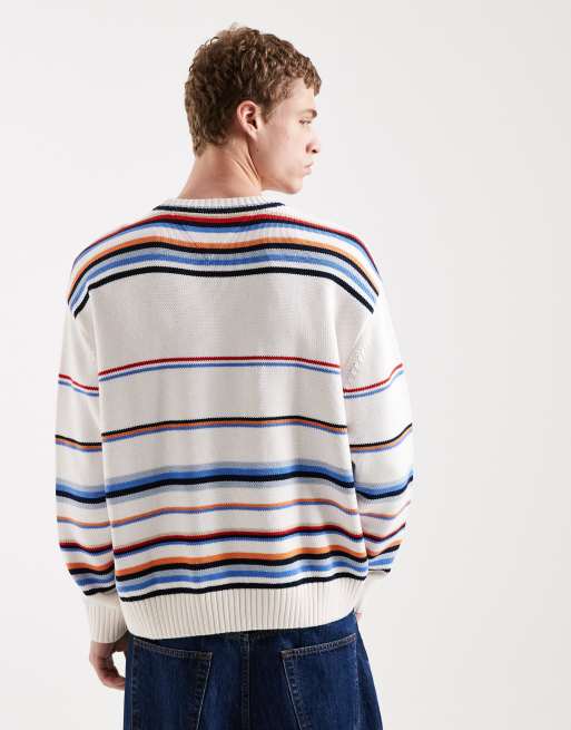 Jersey color crema a rayas de estilo años 90 de Tommy Jeans, 3 de 5