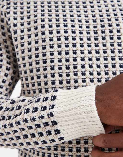 Jersey color crema con cuello redondo de ONLY & SONS, 5 de 5