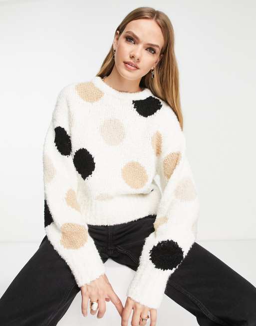 Jersey color crema con lunares a tono de & Other Stories