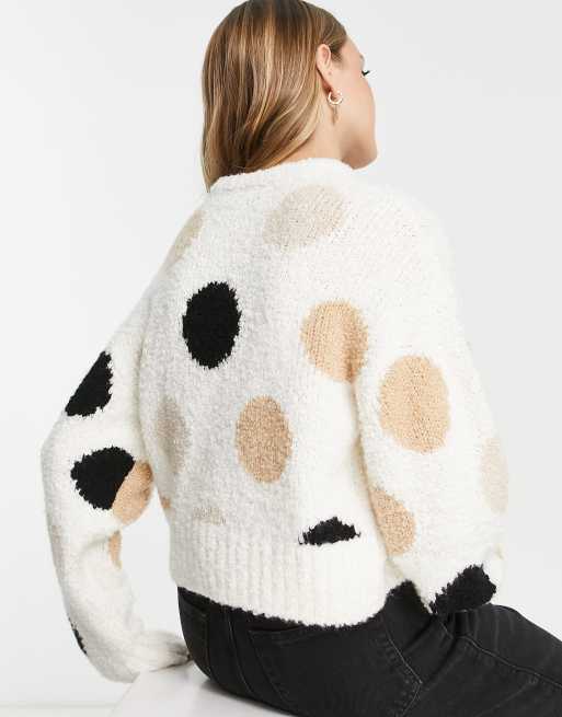 Jersey color crema con lunares a tono de & Other Stories, 2 de 4