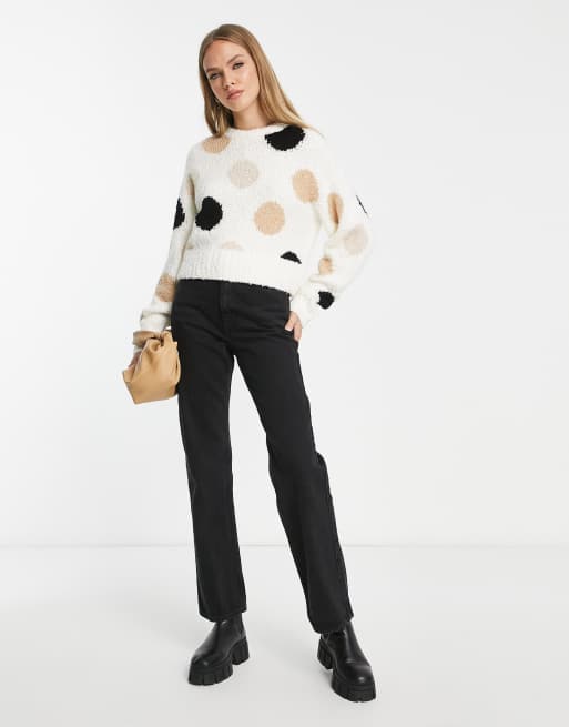 Jersey color crema con lunares a tono de & Other Stories, 3 de 4