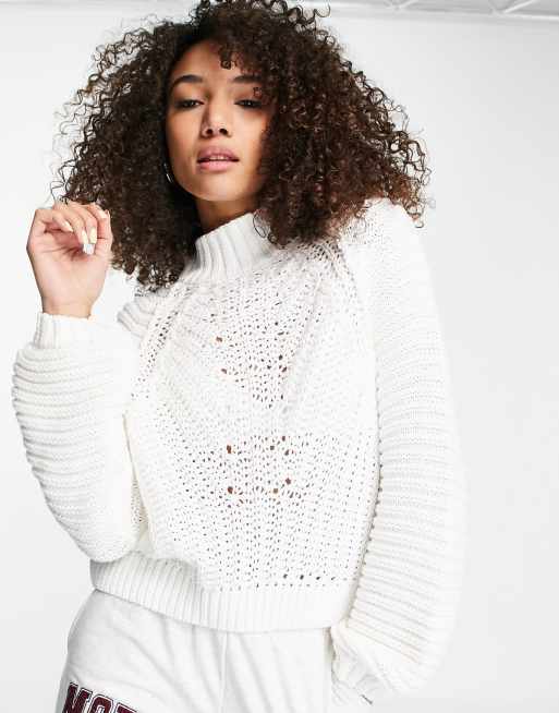 Jersey color crema de cuello alto Sweetheart de Free People