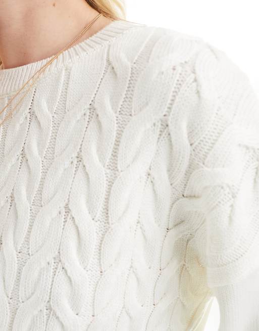 Jersey color crema de punto de ochos de Pimkie, 3 de 4