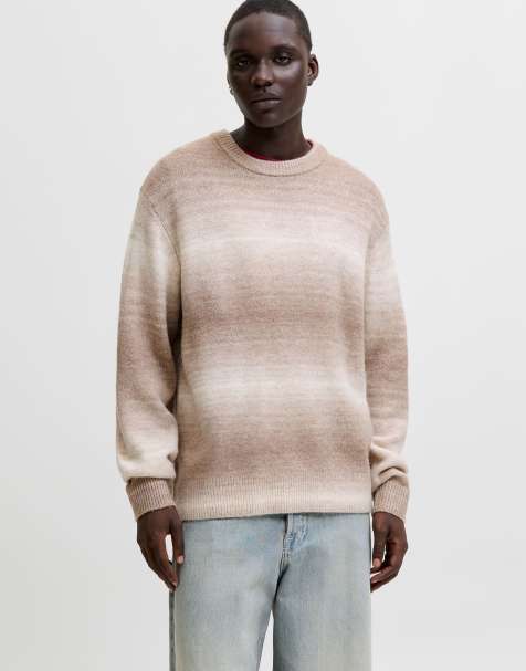 Jersey color moca merengue de punto de Jack & Jones - view 1