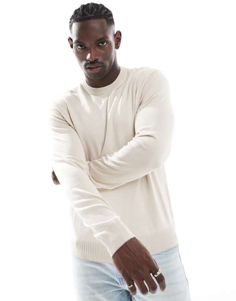 Jersey color piedra de punto fino de River Island - view 1