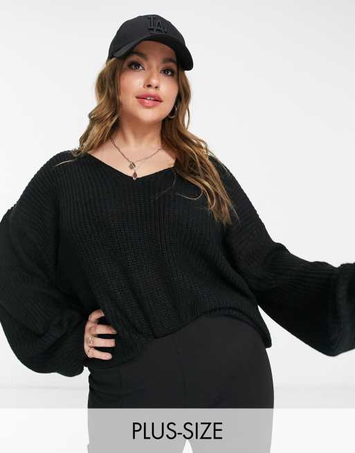Jersey con abertura en la espalda Laura de Threadbare Plus