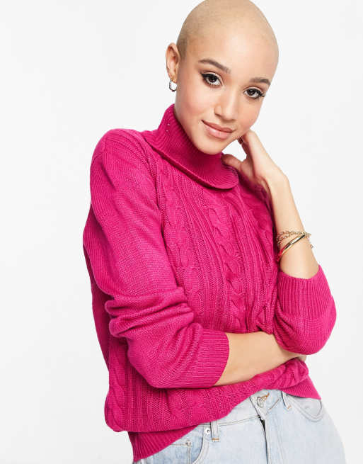 Jersey con cuello subido de punto de ochos de Wednesday's Girl