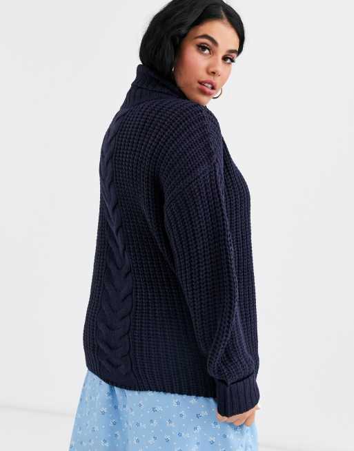 Jersey con cuello vuelto Anthom de Brave Soul Plus, 2 de 4