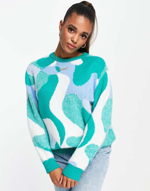 Jersey extragrande con estampado abstracto de ASOS DESIGN, 4 de 4