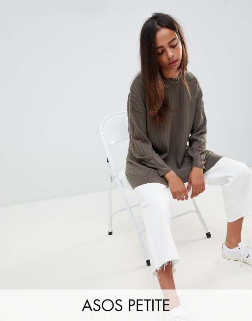 Jersey extragrande de punto fino de ASOS DESIGN Petite