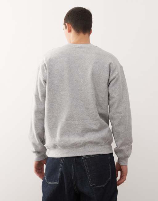 Jersey gris jaspeado unisex con estampado con licencia de Coca-Cola de Navidad de Reclaimed Vintage, 4 de 4