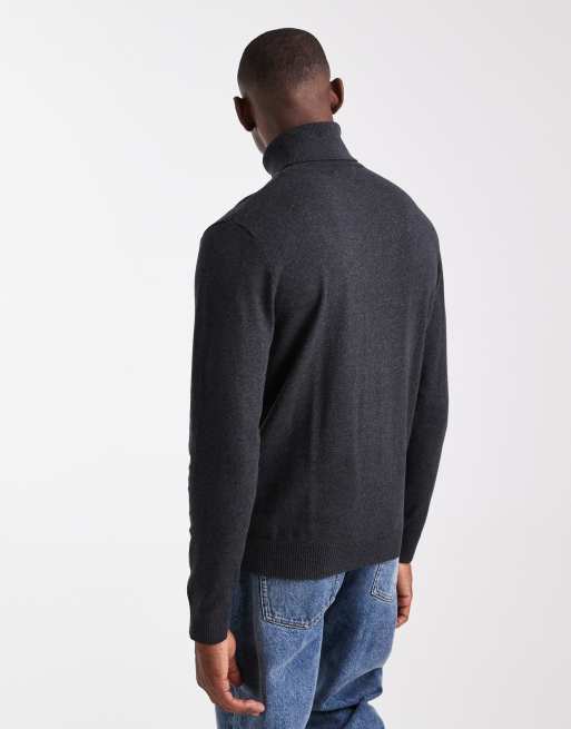 Jersey gris oscuro con cuello vuelto de JJ Rebel, 3 de 5