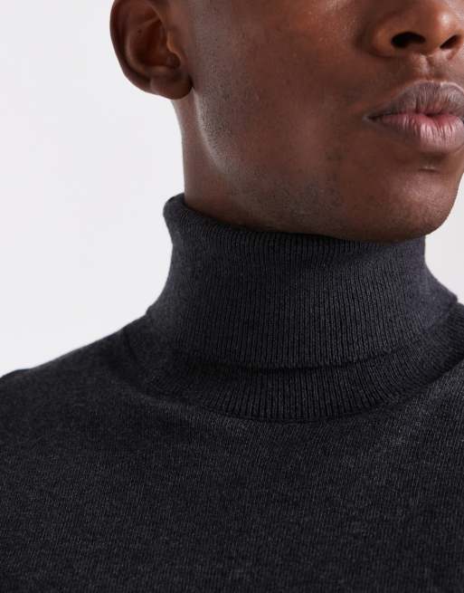 Jersey gris oscuro con cuello vuelto de JJ Rebel, 5 de 5