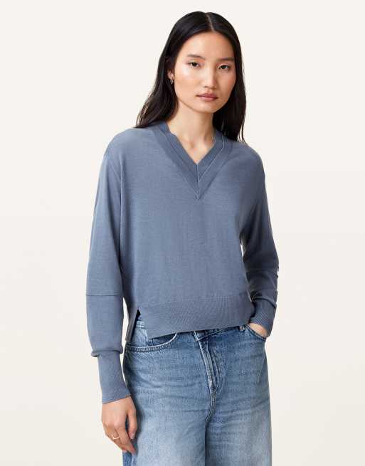 Jersey gris sílex Julieana de AllSaints