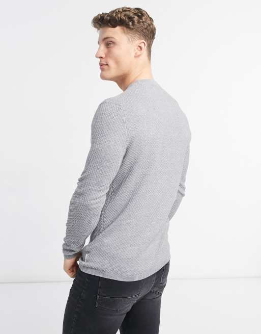 Jersey gris texturizado de Only & Sons, 2 de 4
