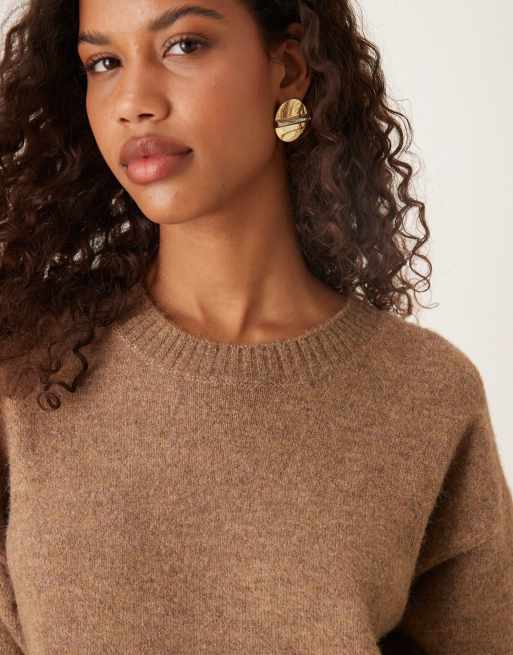 Jersey marrón claro Margot de Free People, 2 de 4