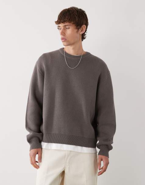 Jersey marrón topo oscuro exclusivo en ASOS de Weekday - view 1