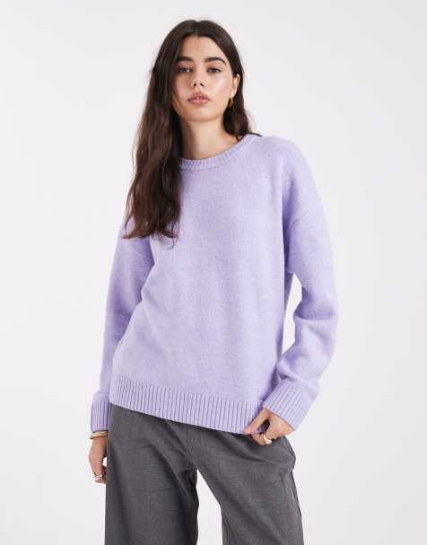 Jersey morado higo con cuello redondo Luxe de Cotton On - view 1