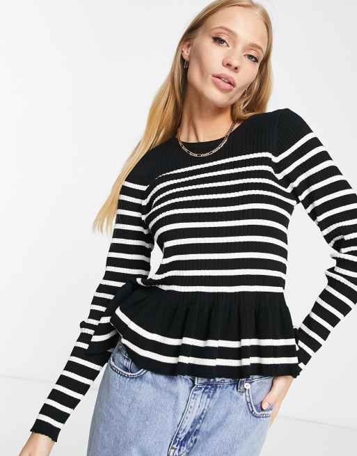 Jersey multicolor a rayas de punto Rachel de Object