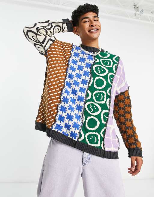 Jersey multicolor con diseño desgastado de The Ragged Priest