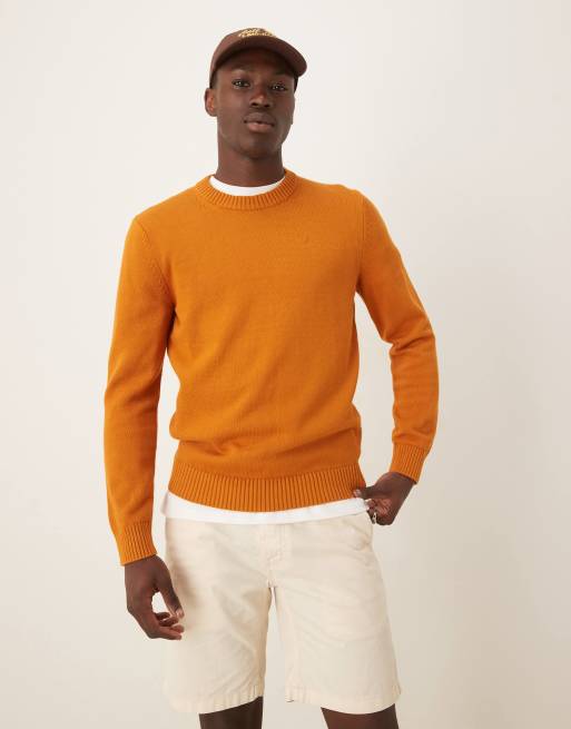 Jersey naranja calabaza de tricot Gaarder de Scalpers