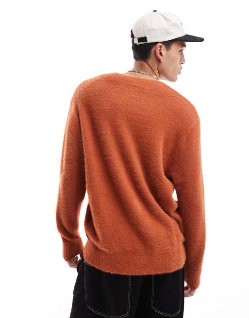 Jersey naranja tostado con cuello redondo Elmsford de Vans , 4 de 4