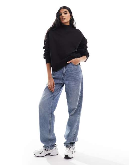 Jersey negro con cuello subido de & Other Stories, 4 de 4