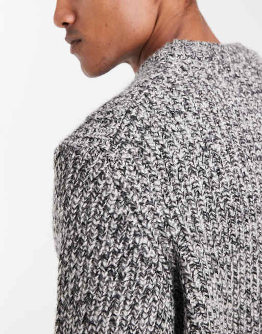 Jersey negro de hilo retorcido de Jack & Jones, 5 de 5