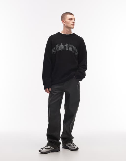 Jersey negro de punto Commuting Tales de Carhartt WIP, 2 de 5