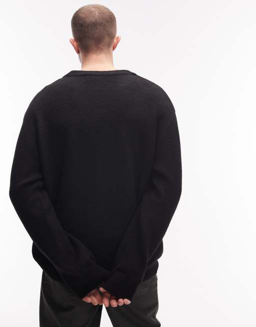 Jersey negro de punto Commuting Tales de Carhartt WIP, 3 de 5