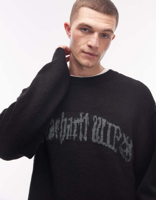 Jersey negro de punto Commuting Tales de Carhartt WIP, 5 de 5